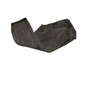 Levis 501xx Jeans Mens Tag 46x32 Actual 41x28 Black Button Fly Straight Trucker